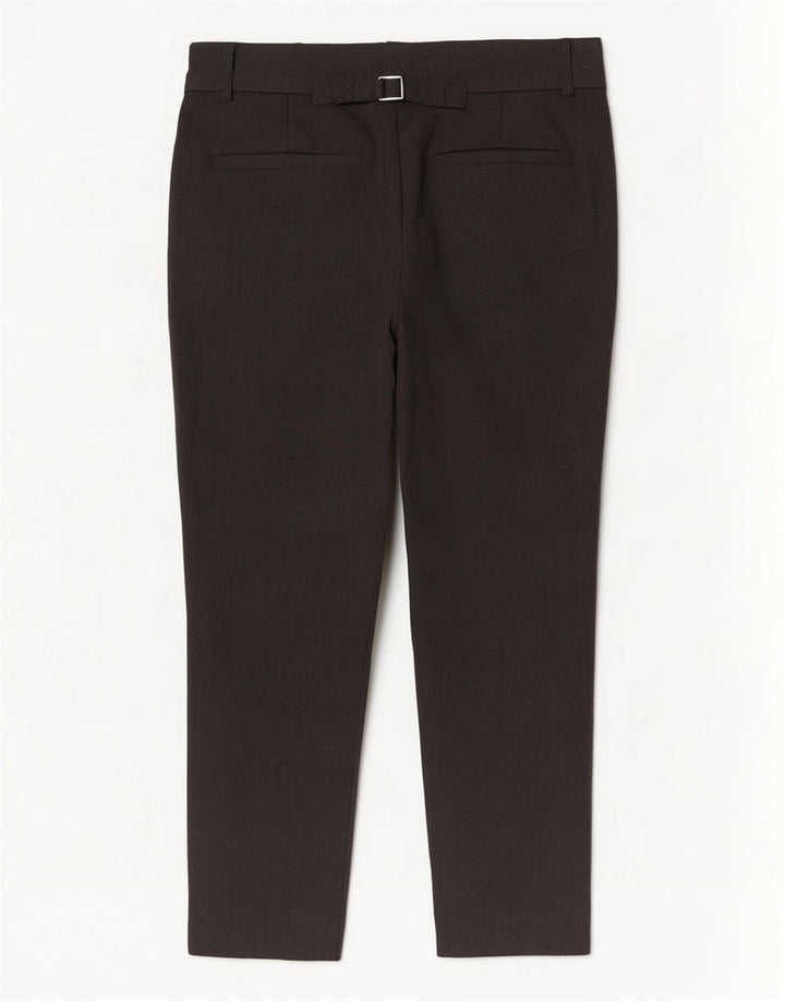 Zara Γυναικείο κομμένο παντελόνι με καρφίτσες Medium W28 L26 Grey Check