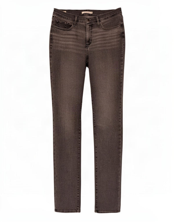 Levi's Womens 312 Shaping Slim Jeans W31 L34 Γκρι βαμβακερό