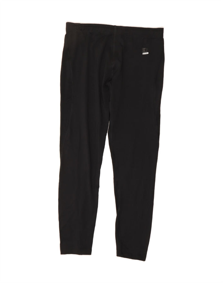 STARTER Womens Leggings UK 36/38 Large  Black Polyester Vintage Starter and Second-Hand Starter from Messina Hembry 