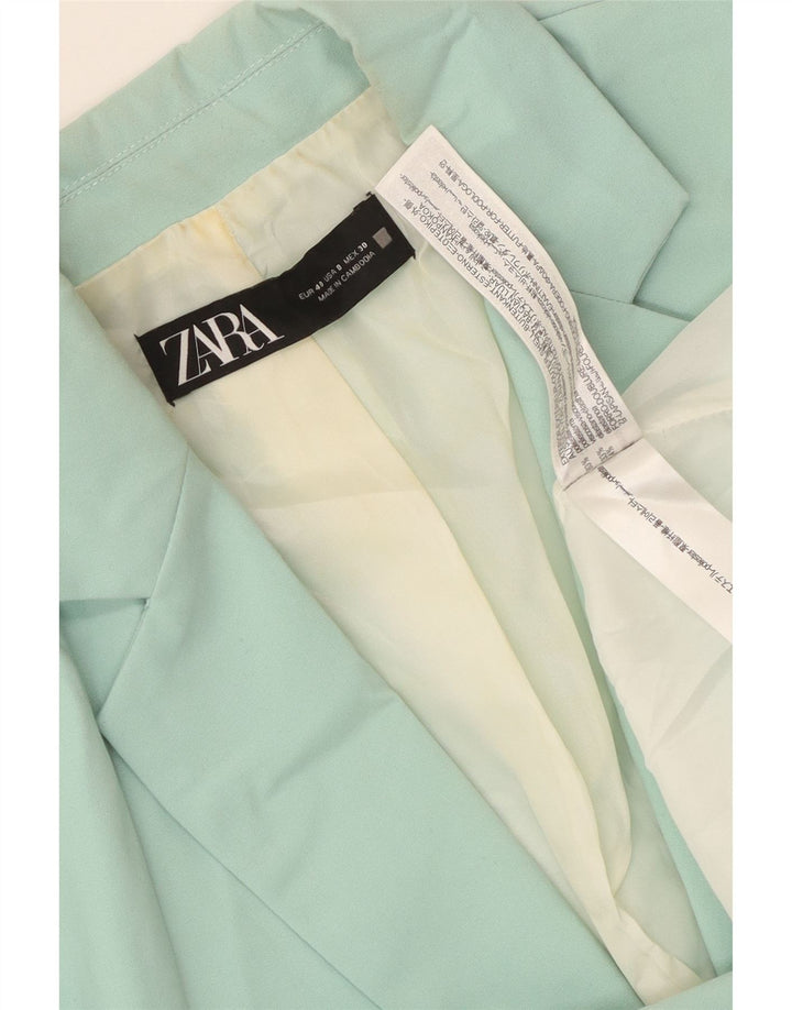 Zara Γυναικείο Μπουφάν σακάκι με 1 κουμπί EU 40 Μεσαίο πράσινο πολυεστέρας