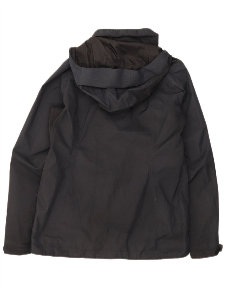 The North Face γυναικείο μπουφάν βροχής με κουκούλα UK 14 μεσαίο μαύρο πολυεστέρα