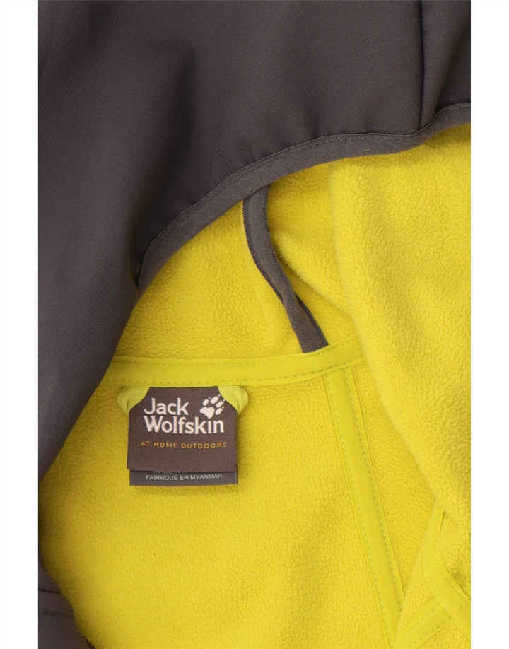 Jack Wolfskin Ανδρικό μπουφάν με κουκούλα αντιανεμικό UK 48 2XL Grey Polyester