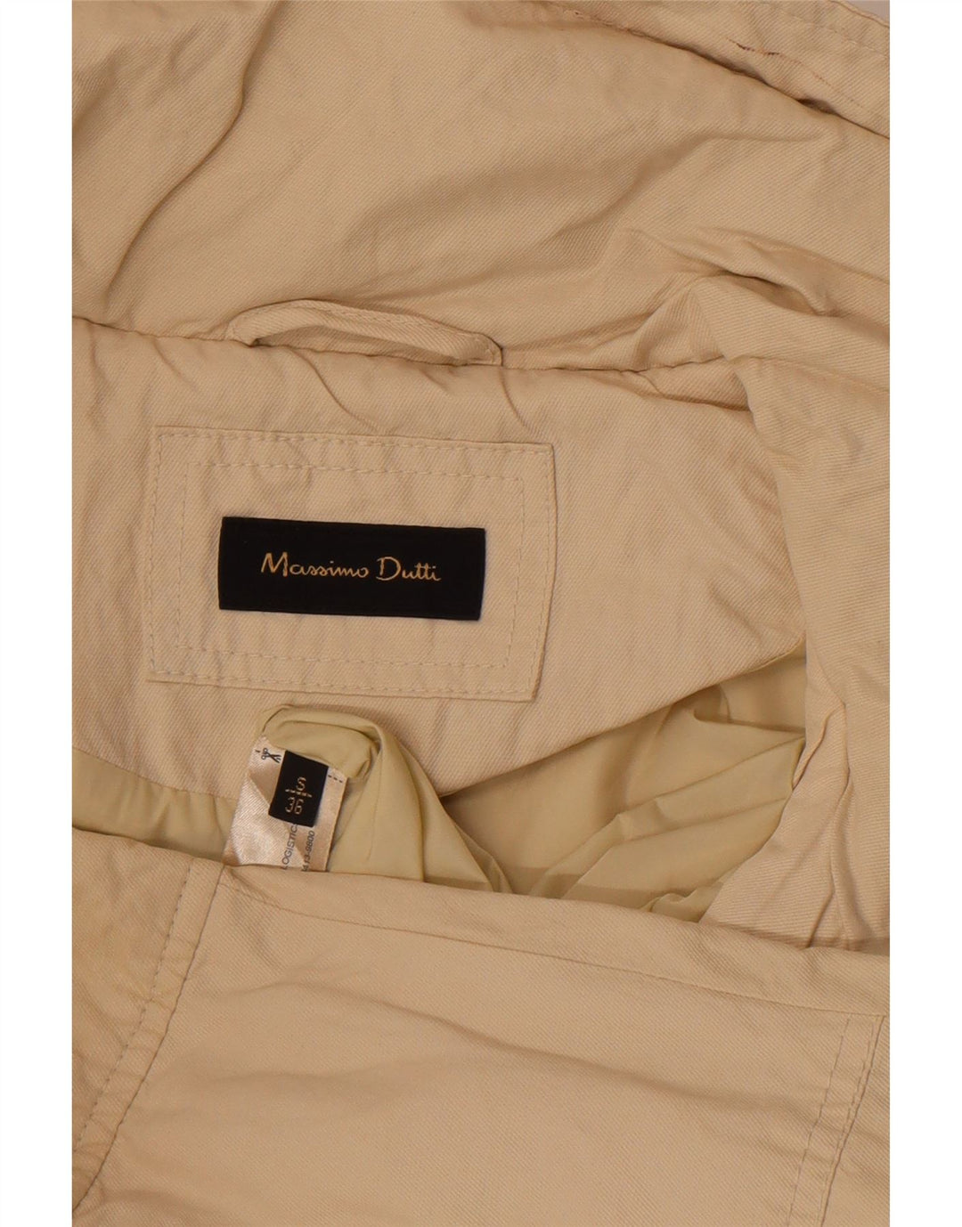 Massimo Dutti Γυναικείο μπουφάν Parka με κουκούλα UK 10 Small Beige