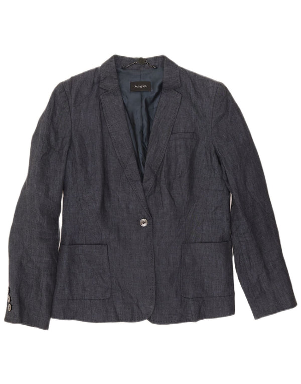 Marks & Spencer Γυναικείο μπουφάν Blazer Autograph UK 12 Medium Navy Blue