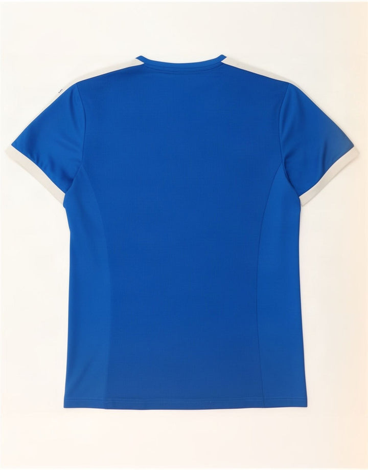 Ανδρικό T-Shirt Puma Top Large Blue Colourblock Πολυεστέρας