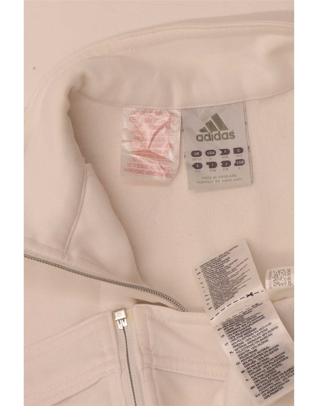 Adidas Graphic αθλητική φόρμα Adidas Top Jacket 11-12 ετών Λευκός Πολυεστέρας