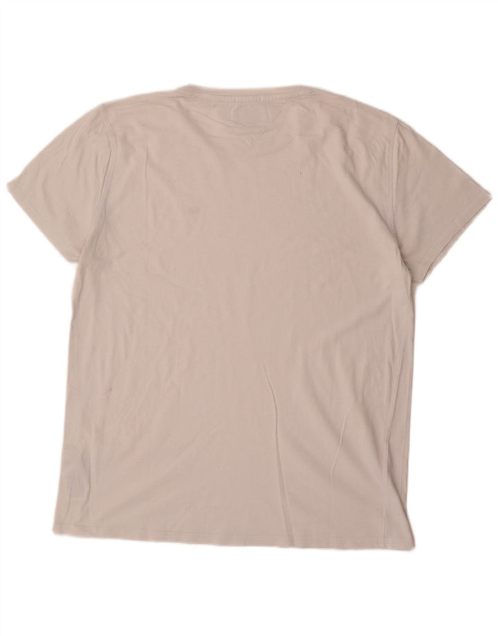 Ανδρικό T-Shirt Tommy Hilfiger Regular Fit μεγάλο λευκό βαμβακερό