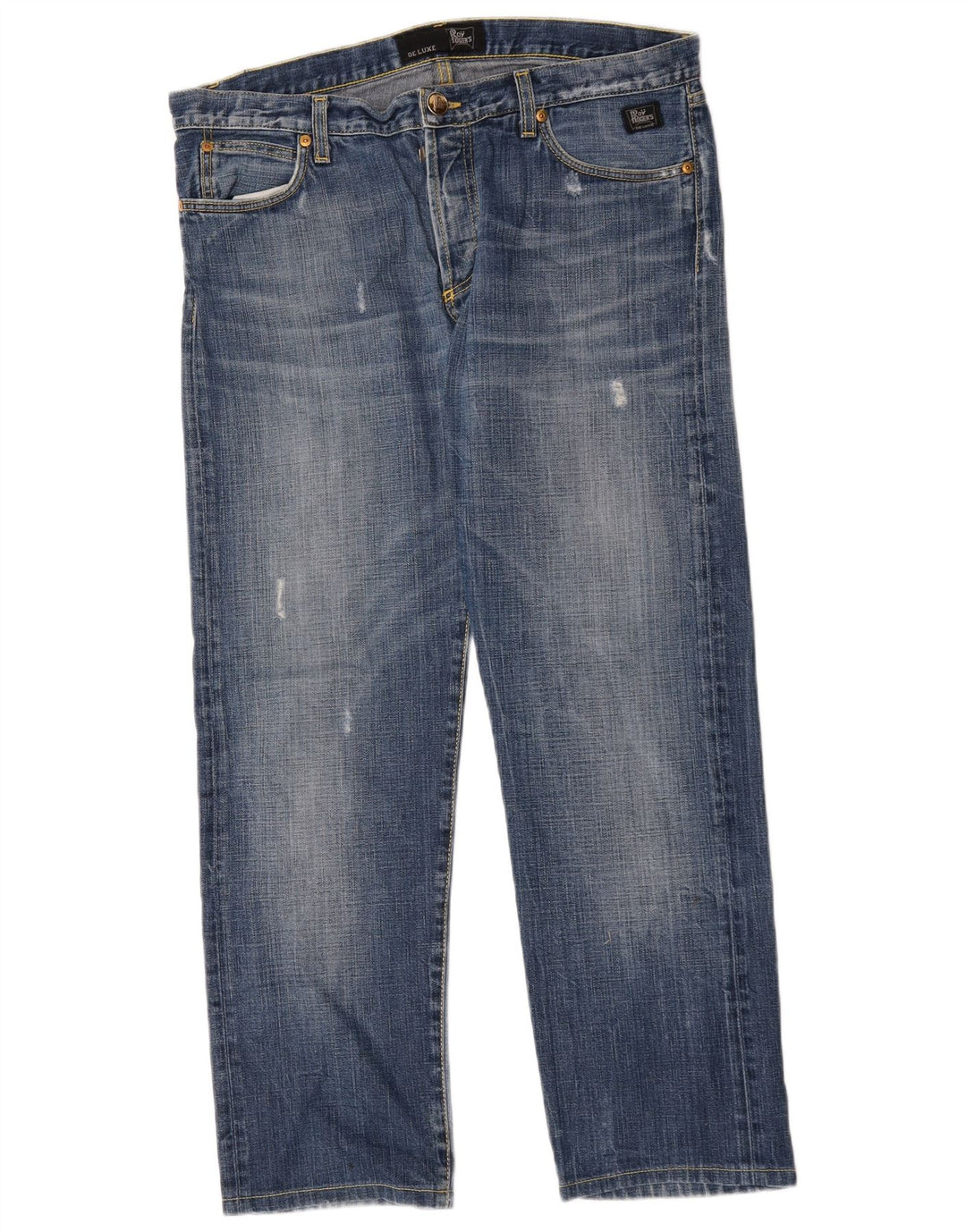 Ανδρικό Roy Rogers Distressed Straight Jeans W35 L29 Μπλε
