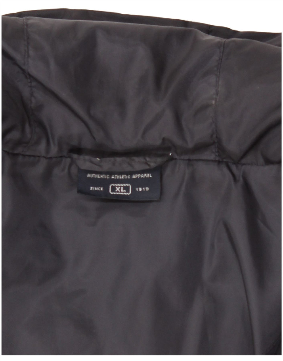 CHAMPION Mens Hooded Padded Jacket UK 42 XL Navy Blue Polyester
