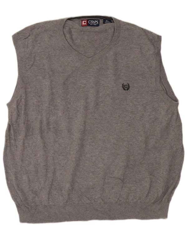 Chaps Ανδρικό γιλέκο Tank Top 2XL Γκρι βαμβακερό