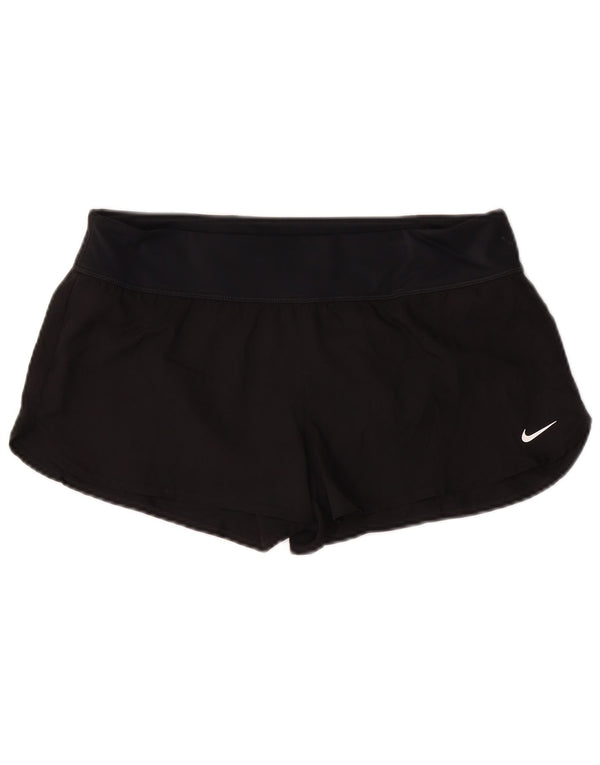 Γυναικείο αθλητικό σορτς Nike UK 16 μεγάλο μαύρο πολυεστέρα