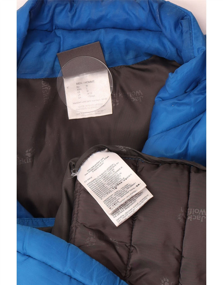 Ανδρικό μπουφάν Jack Wolfskin UK 36/38 Small Blue Polyester