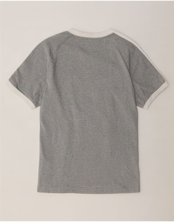 Ανδρικό T-Shirt Adidas Τοπ μεσαίου γκρι βαμβακερό