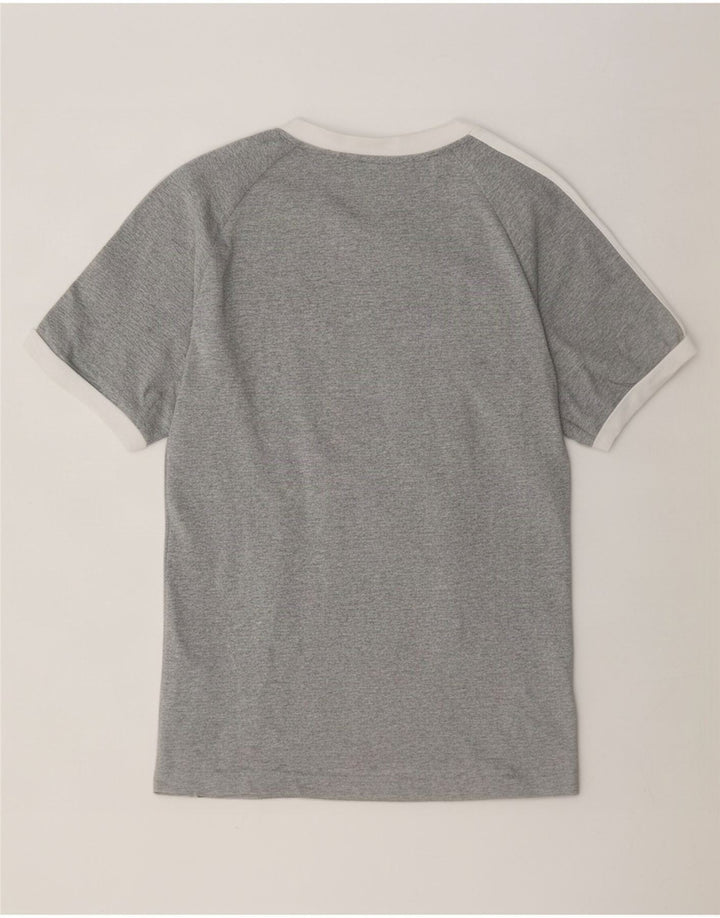 Ανδρικό T-Shirt Adidas Τοπ μεσαίου γκρι βαμβακερό