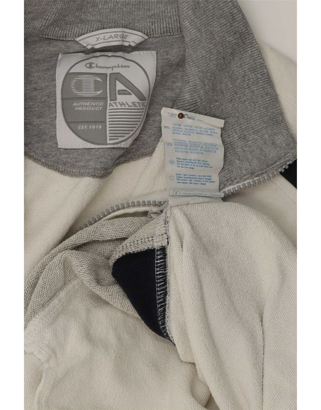 Ανδρική φόρμα Champion Top Jacket XL White Colourblock Cotton