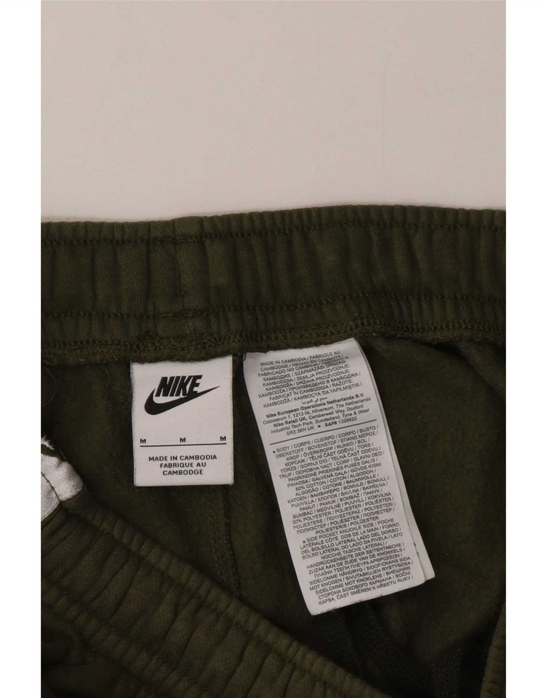 Ανδρικές φόρμες γραφικών Nike Παντελόνια Joggers Medium Khaki Colourblock