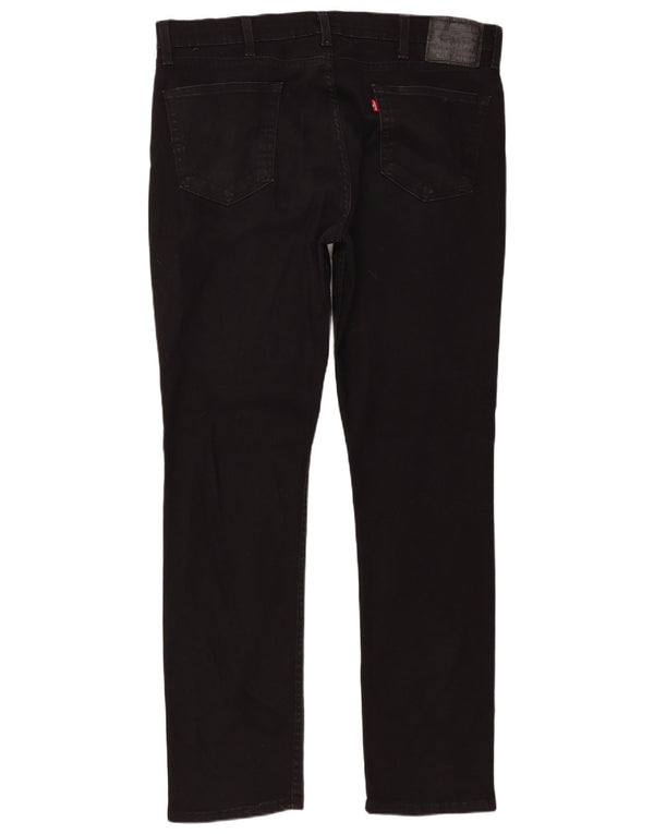Levi's Mens 511 Slim Jeans W38 L34 Μαύρο βαμβακερό