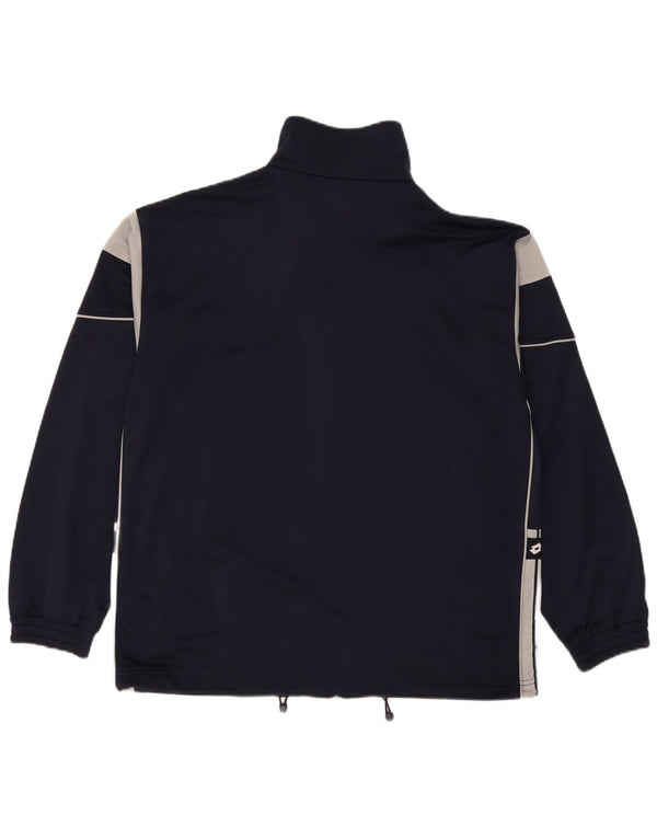 Ανδρική φόρμα Lotto Top Jacket XL Navy Blue Colorblock Polyester
