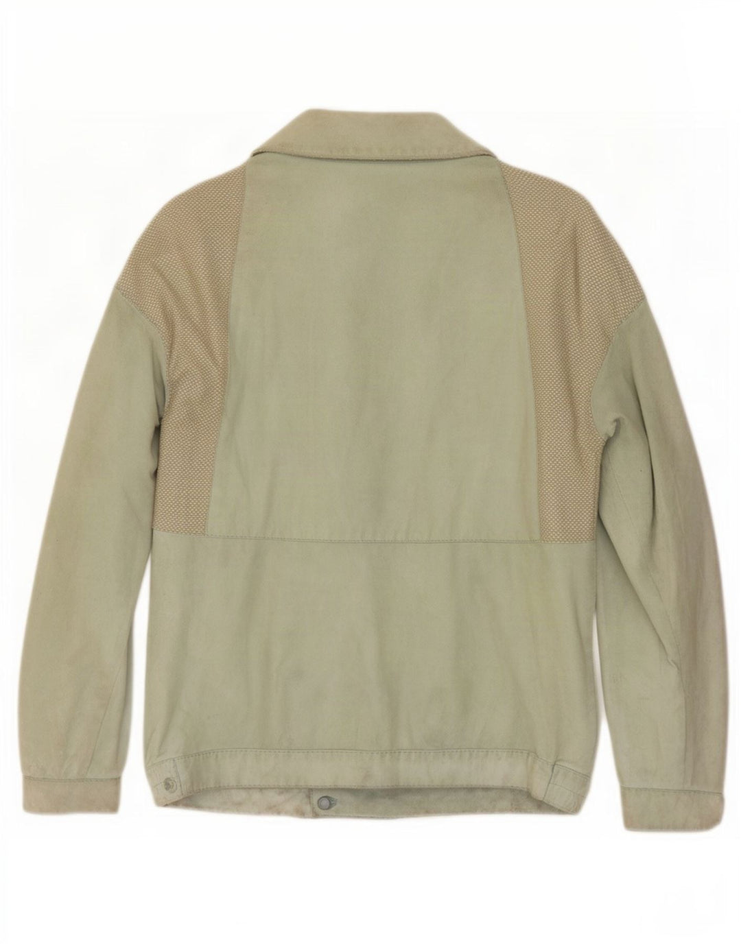 Vintage Γυναικείο Suede Jacket IT 44 Μεσαίου Πράσινο Δερμάτινο