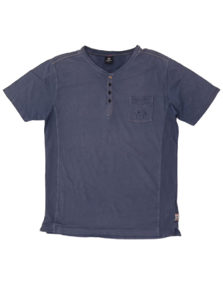Ανδρικό T-Shirt Lerros Top μεσαίο μπλε βαμβακερό
