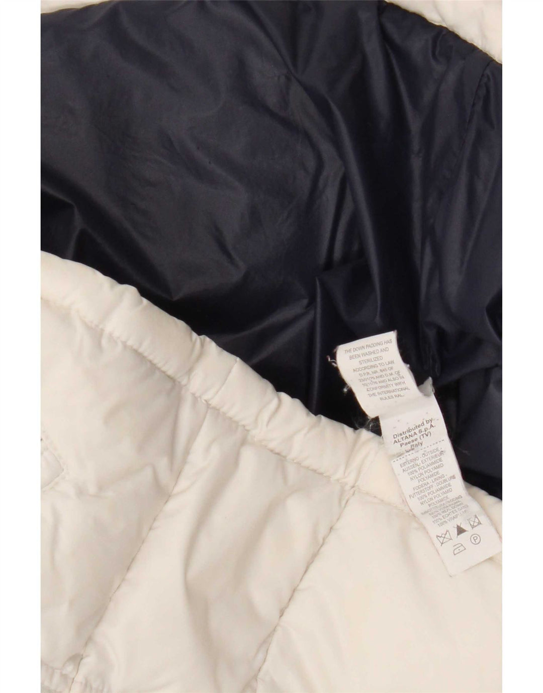 Moncler Girls Graphic Padded Jacket 9-10 Years White Colourblock Polyamide