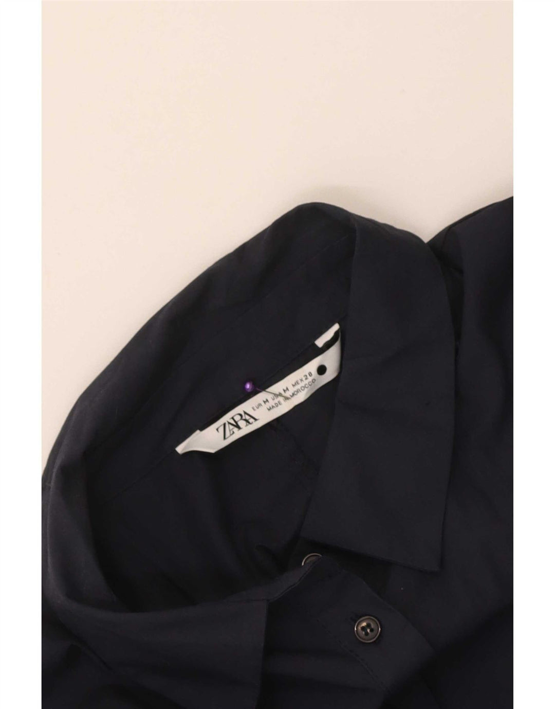 Zara Γυναικείο Maxi Φόρεμα UK 12 Medium Navy Blue