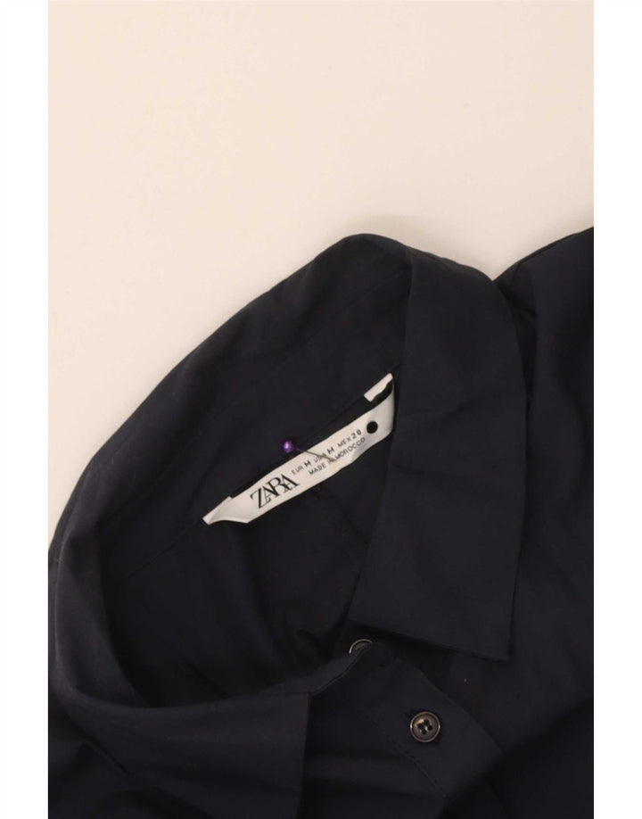 Zara Γυναικείο Maxi Φόρεμα UK 12 Medium Navy Blue
