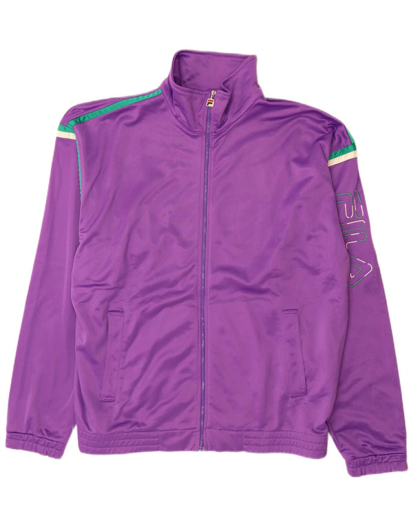 Ανδρική φόρμα γραφικής φόρμας Fila Top Jacket IT 56 2XL Purple Polyester