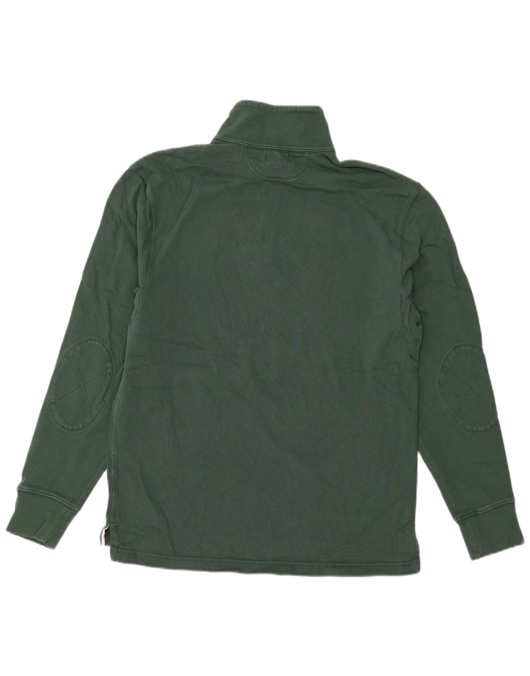 J. Ανδρικό φούτερ με φερμουάρ J. Crew Jumper από μικρό πράσινο βαμβακερό