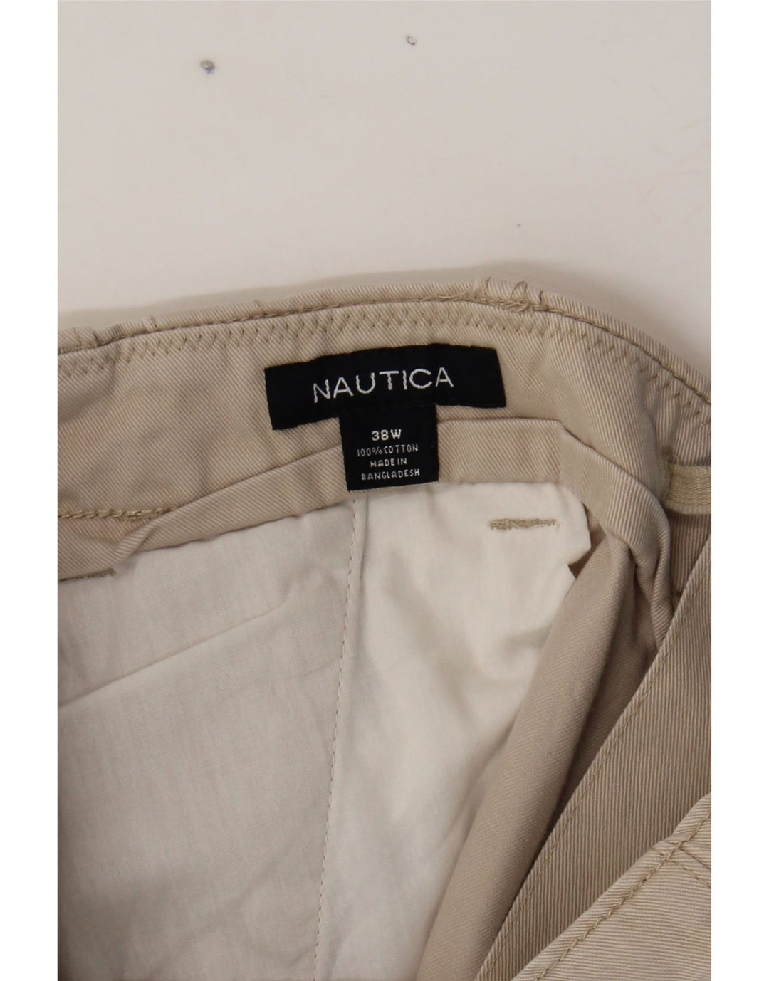 NAUTICA Mens Cargo Shorts W38 XL Beige Cotton Vintage Nautica and Second-Hand Nautica from Messina Hembry 