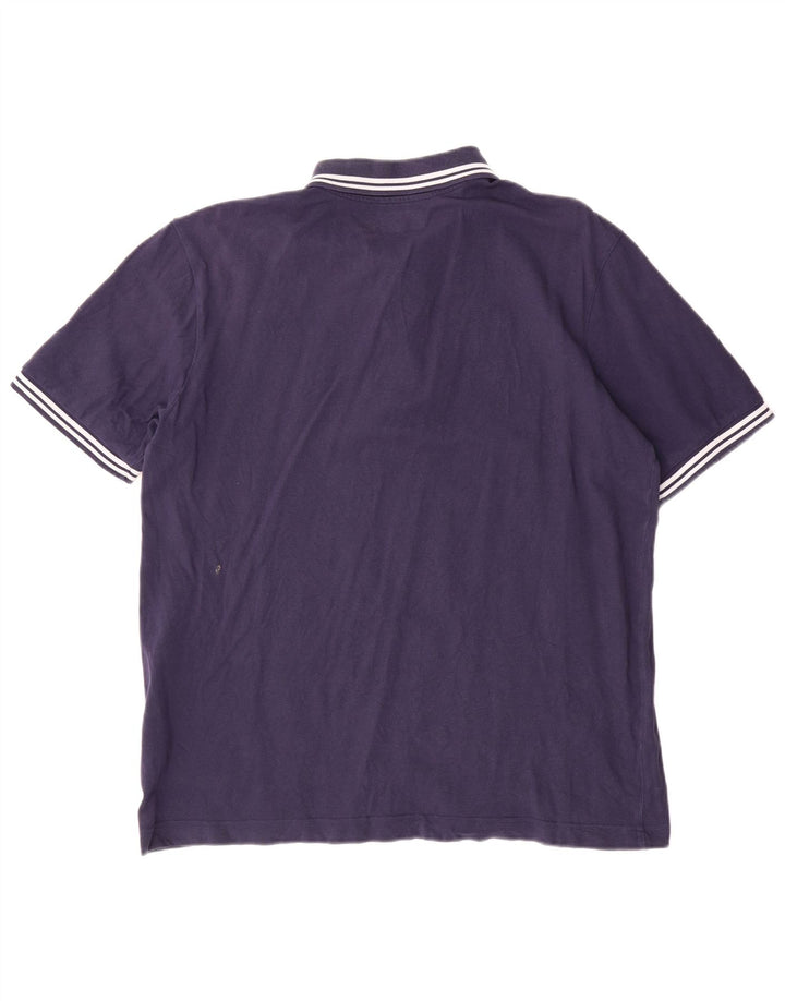 Ανδρικό πουκάμισο πόλο Kappa XL Navy Blue Cotton