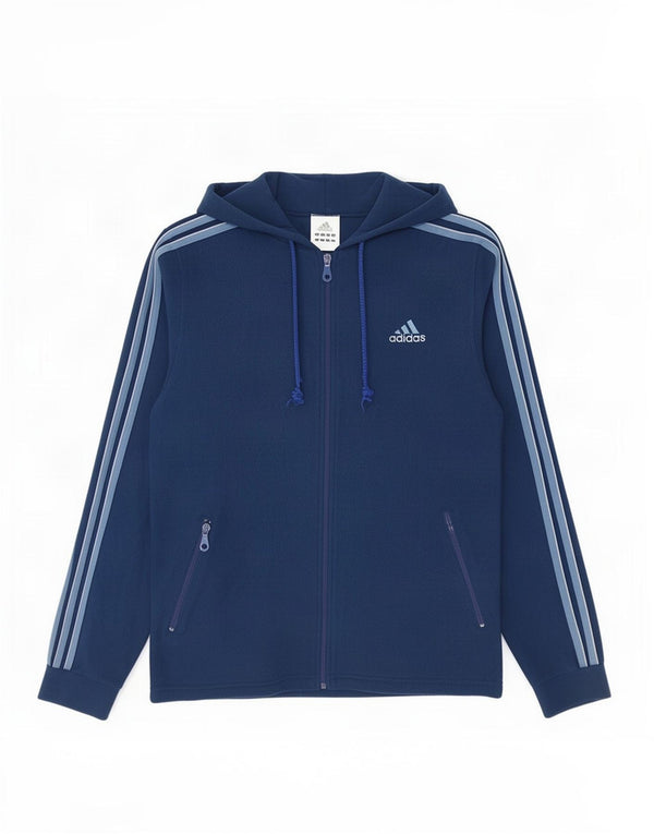 Ανδρικό Fleece Jacket Adidas UK 34/36 Small Navy Blue Polyester