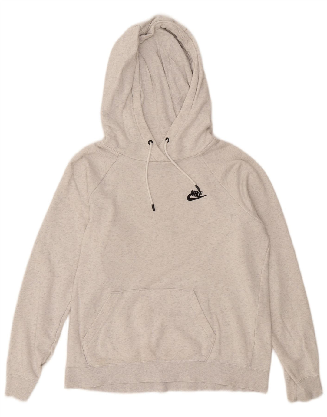 Nike γυναικείο φούτερ με κουκούλα UK 14 Βαμβακερό μεσαίο γκρι