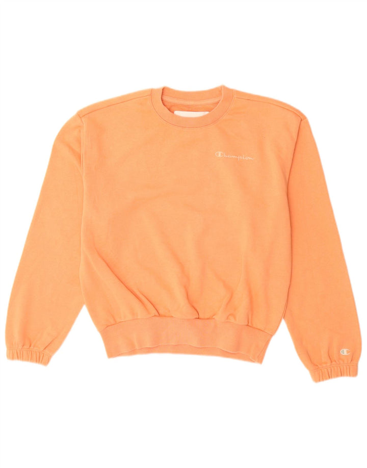 Champion Γυναικεία Φούτερ Jumper UK 14 Medium Orange Cotton