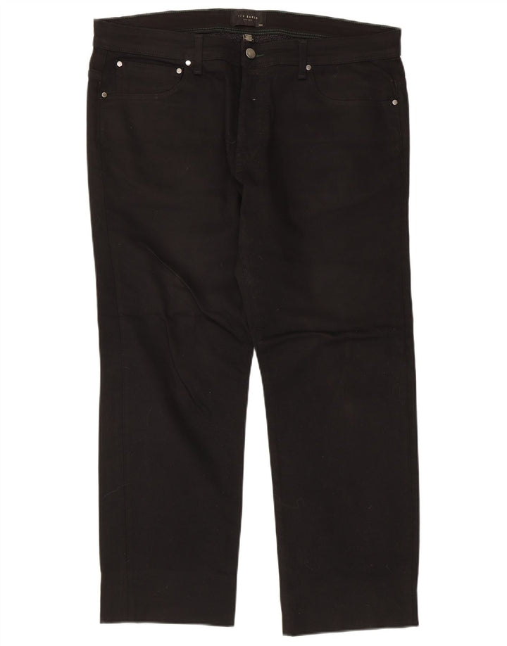 Ανδρικό τζιν ίσιο Ted Baker W36 L26 μαύρο βαμβακερό