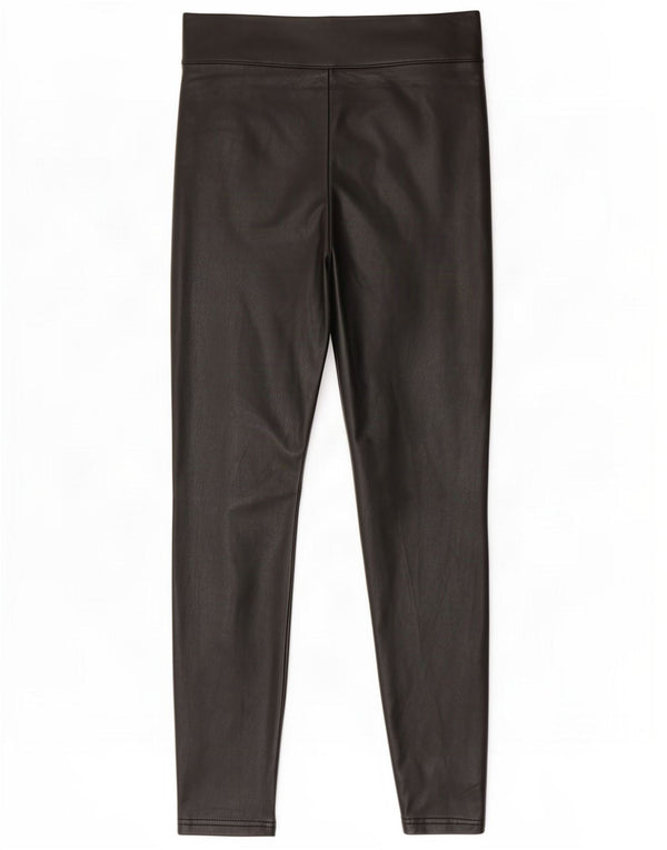 Marks & Spencer Γυναικεία κολάν από συνθετικό δέρμα UK 8 Small W26 L28 Μαύρο
