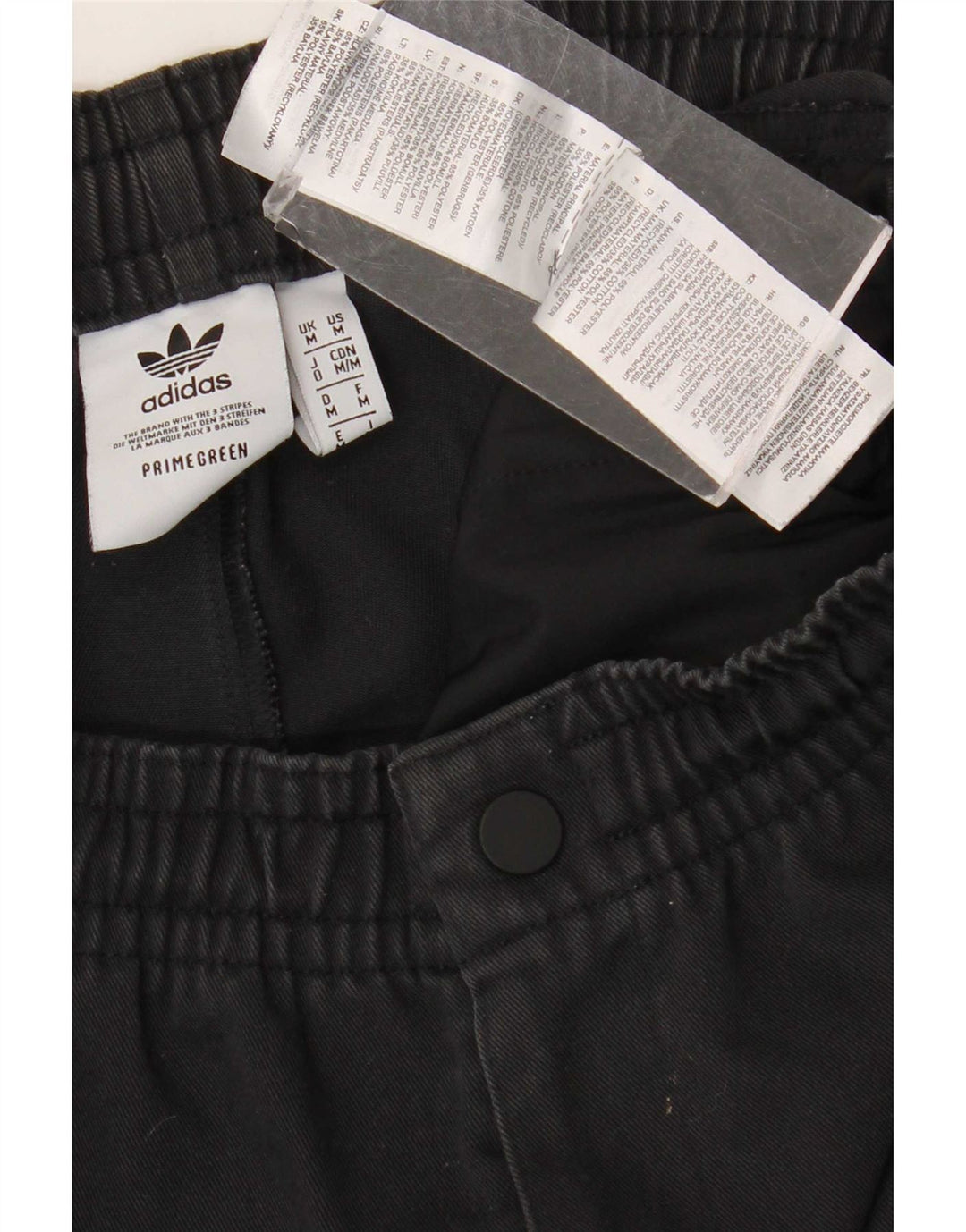 Ανδρικό κωνικό casual παντελόνι Adidas Medium W32 L26 Μαύρο πολυεστέρα