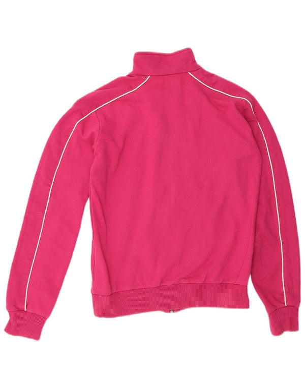 Kappa Γυναικεία αθλητική φόρμα Top Jacket UK 14 Large Pink Cotton Sports