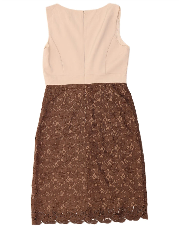 Γυναικείο αμάνικο φόρεμα Phase Eight UK 14 Medium Brown Acetate