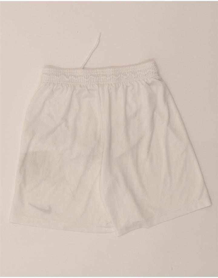 NIKE Boys Dri Fit Sport Shorts 12-13 Years Large White Polyester Vintage Nike and Second-Hand Nike from Messina Hembry 