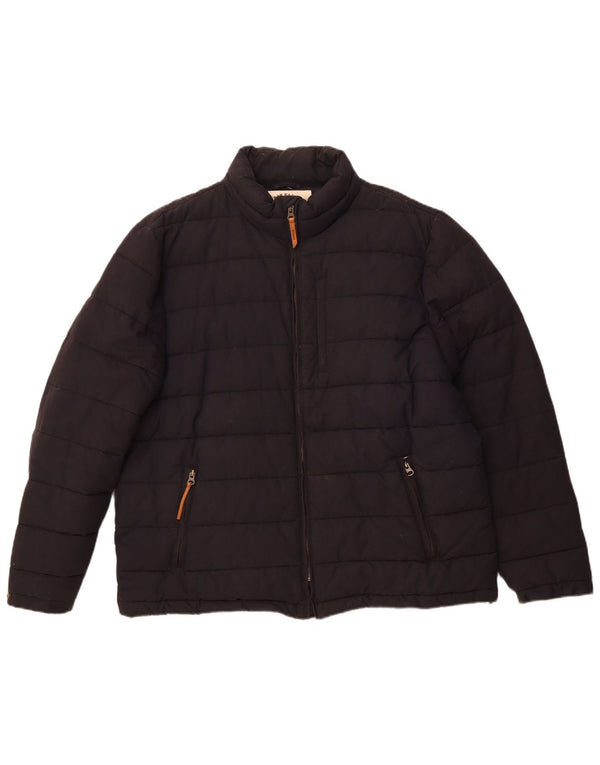 FAT FACE Ανδρικό μπουφάν UK 44 2XL Μαύρο βαμβακερό