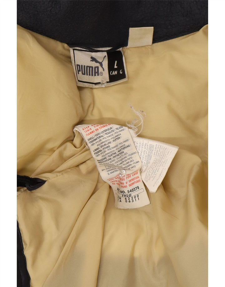 Ανδρικό μπουφάν Puma με επένδυση UK 40 Large Navy Blue Nylon