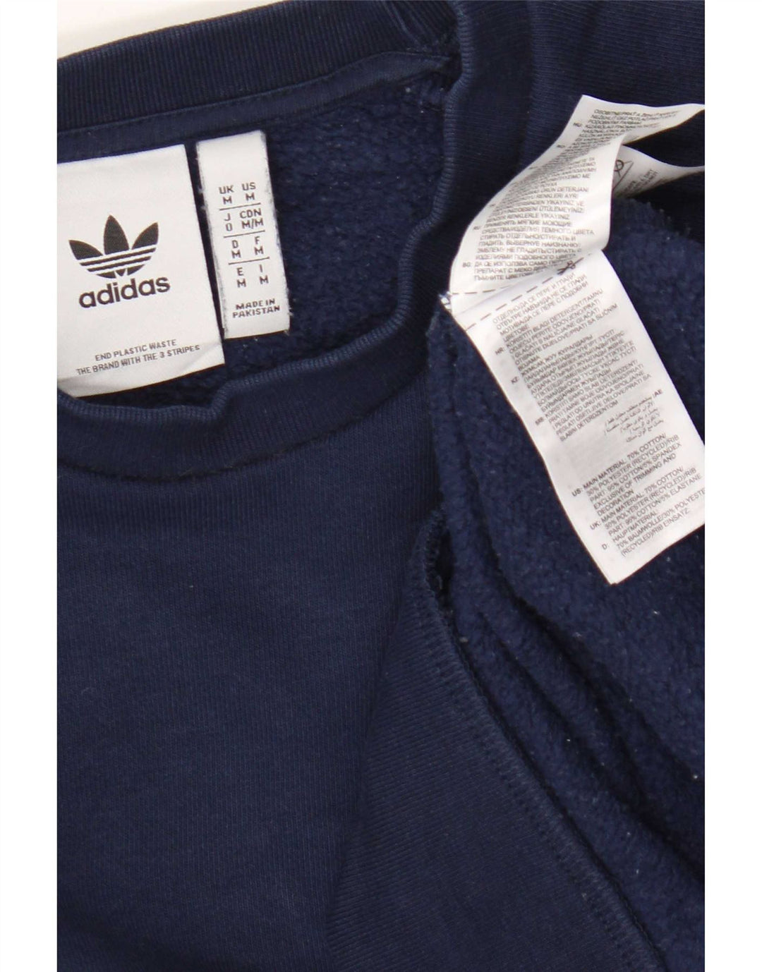 Ανδρικό φούτερ Adidas Jumper, Βαμβακερό, μεσαίο ναυτικό
