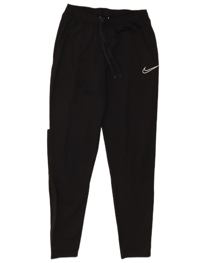 Ανδρικές φόρμες Nike Dri Fit Παντελόνια μεσαίου μαύρου χρώματος πολυεστέρας