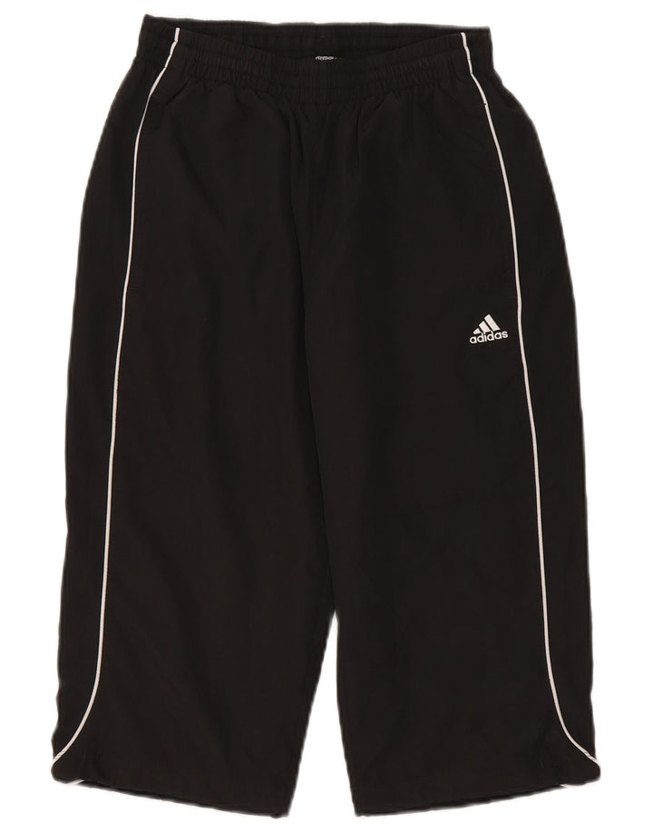 Adidas Boys Climalite Bermuda σορτς 15-16 ετών μαύρο πολυεστέρα