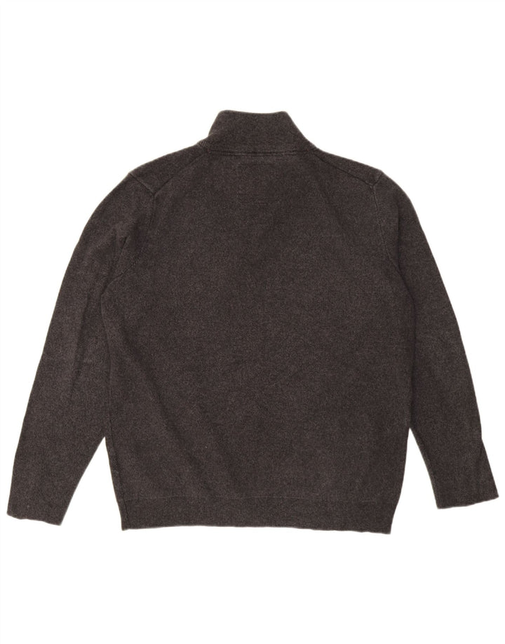 Ανδρικό πουλόβερ με φερμουάρ Superdry 2XL Γκρι βαμβακερό