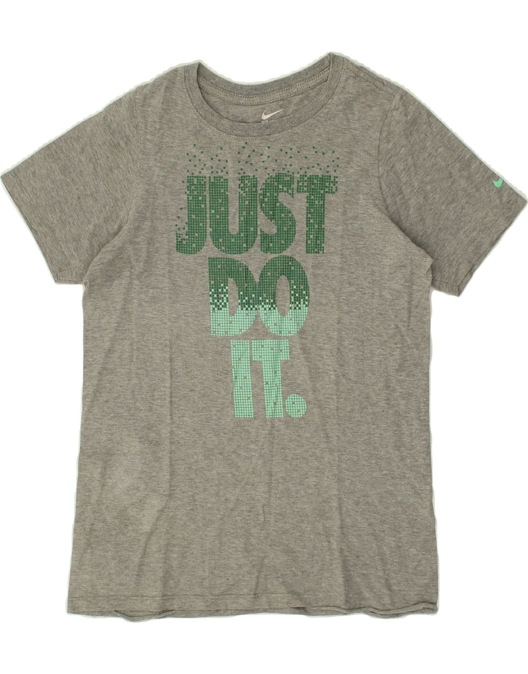 NIKE Boys Graphic T-Shirt Top 10-11 Years Medium Grey | Vintage Nike | Thrift | Second-Hand Nike | Used Clothing | Messina Hembry 