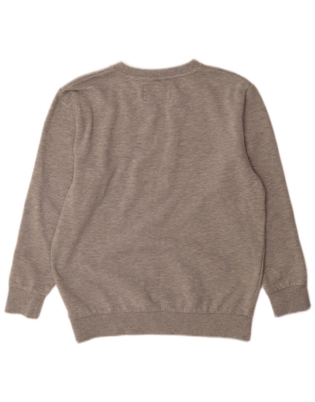 FILA Boys Graphic Sweatshirt Jumper 13-14 Years Grey Polyester