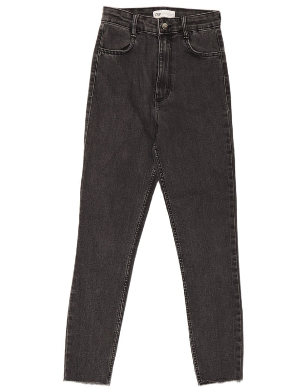 Zara Γυναικείο Skinny Jeans EU 34 2XS W24 L24 Γκρι
