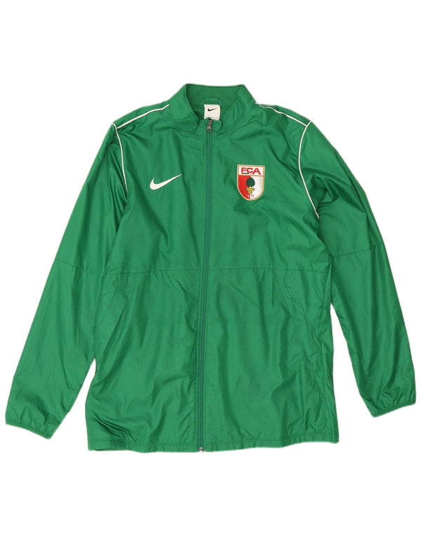 Μπουφάν Nike Mens FC Augsburg αθλητική φόρμα με μεγάλο πράσινο πολυεστέρα